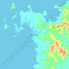 Dumaran topographic map, elevation, terrain