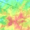 Senonchamps topographic map, elevation, terrain