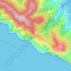 Campiglia topographic map, elevation, terrain