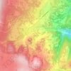 Montrodeix topographic map, elevation, terrain