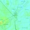 Tanjung Pura topographic map, elevation, terrain