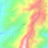 Tubalina topographic map, elevation, terrain