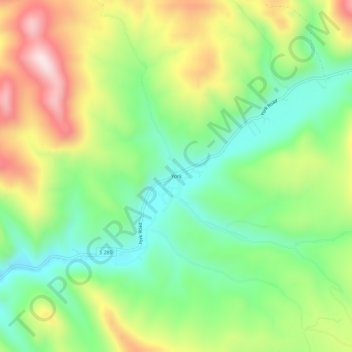 York topographic map, elevation, terrain