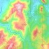 Parawagan topographic map, elevation, terrain