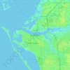 Bradenton topographic map, elevation, terrain