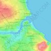 South Shields topographic map, elevation, terrain