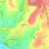 Moorgreen topographic map, elevation, terrain