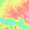 Sandayong topographic map, elevation, terrain