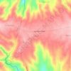 Catur topographic map, elevation, terrain