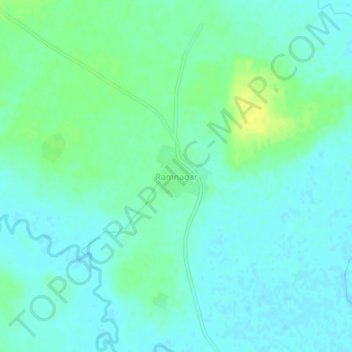 Ramnagar topographic map, elevation, terrain
