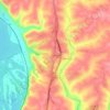 Sandy Hook topographic map, elevation, terrain