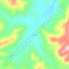 Benewah topographic map, elevation, terrain