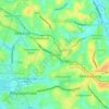 Nawinna topographic map, elevation, terrain