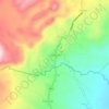 Manasa topographic map, elevation, terrain