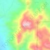 Cerro Gigante topographic map, elevation, terrain