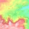 Zimevitsa topographic map, elevation, terrain
