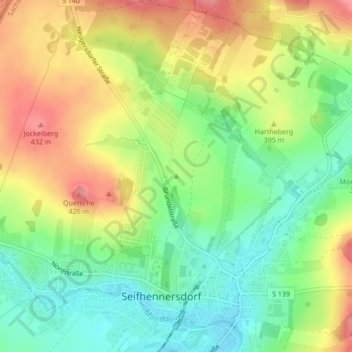 Stachelberg topographic map, elevation, terrain