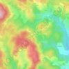 Lestrade topographic map, elevation, terrain