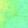 Nakhon Pathom topographic map, elevation, terrain