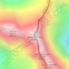 Kangchenjunga topographic map, elevation, terrain