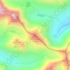 Broken Hand Peak topographic map, elevation, terrain