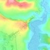 High and Over topographic map, elevation, terrain