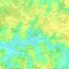 Les Courtelets topographic map, elevation, terrain