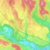 Mošnje topographic map, elevation, terrain