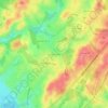 Settles Bridge topographic map, elevation, terrain