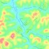Buffington topographic map, elevation, terrain