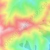 Prince of Wales topographic map, elevation, terrain