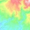 Maasin topographic map, elevation, terrain