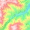 Zoshk topographic map, elevation, terrain