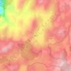 Mativet topographic map, elevation, terrain