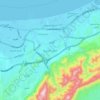 Al Khuwair South topographic map, elevation, terrain