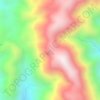 Mount Awapanniki topographic map, elevation, terrain