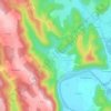 Le Chassang topographic map, elevation, terrain