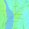 Vaikom topographic map, elevation, terrain