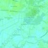 Lubuk Meriam topographic map, elevation, terrain