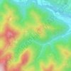 Saretto topographic map, elevation, terrain