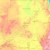 Sudan topographic map, elevation, terrain