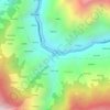 Gehra topographic map, elevation, terrain