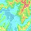 Motatau topographic map, elevation, terrain