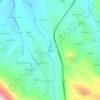 Piagge topographic map, elevation, terrain