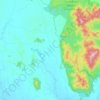 Khlong Phlu topographic map, elevation, terrain