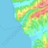 Elani topographic map, elevation, terrain