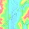 Plain topographic map, elevation, terrain