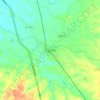 Ban Na Doem topographic map, elevation, terrain