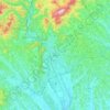 Graz topographic map, elevation, terrain