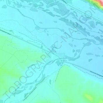 Duntroon topographic map, elevation, terrain